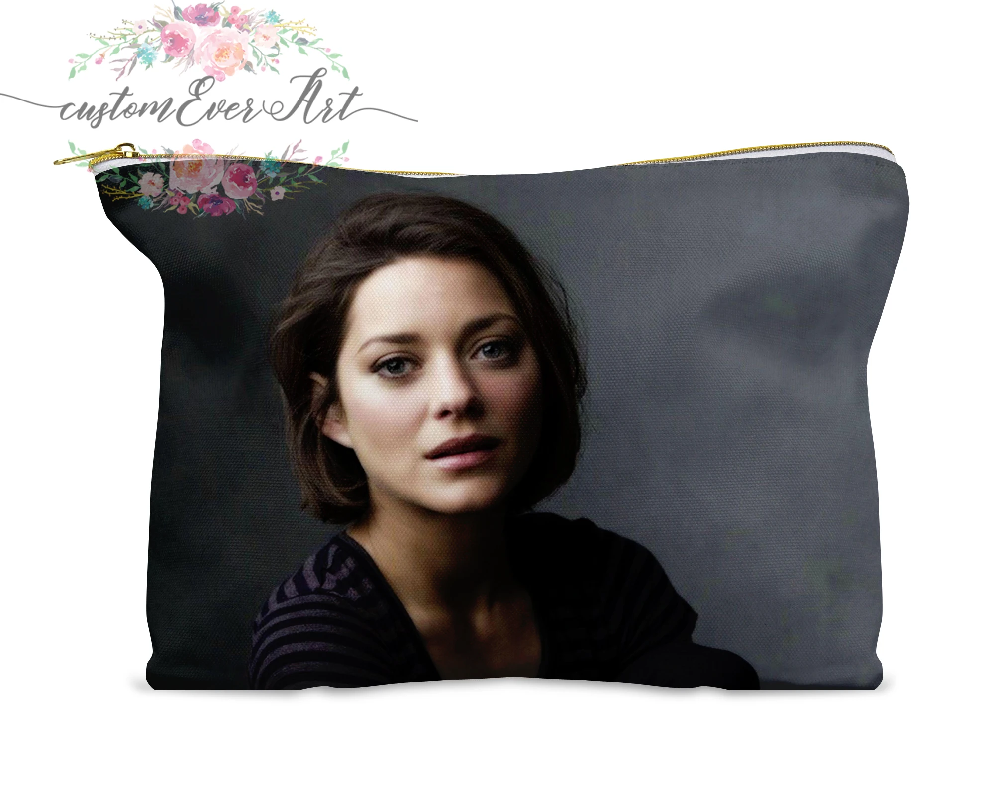 Косметичка Marion Cotillard персонализированная маленькая косметичка забавный