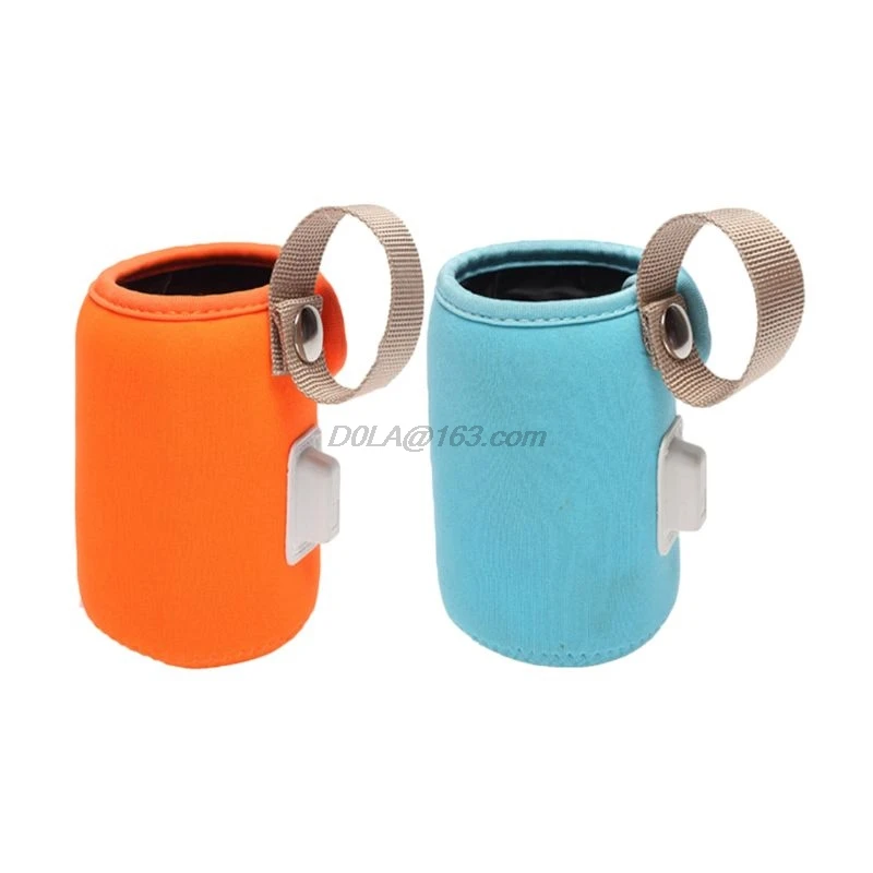 Чехол с подогревом для детской бутылочки USB-разъемом противоскользящая