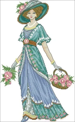 Набор для вышивки YIXIAO вышивка крестиком из хлопка с вышивкой Джоан Эллиот г-жа