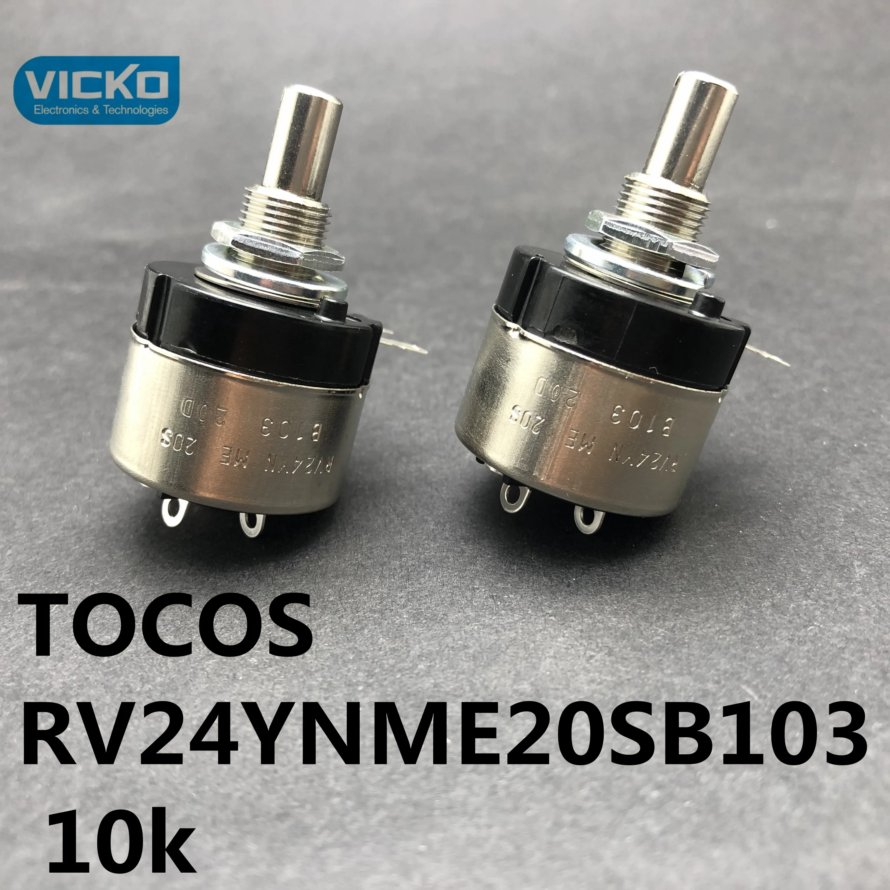 Оригинал Японский TOCOS с переключателем RV24YNME20SB103 10k TOKY0 COSMOS switch RV24YNME20S B103 B10K
