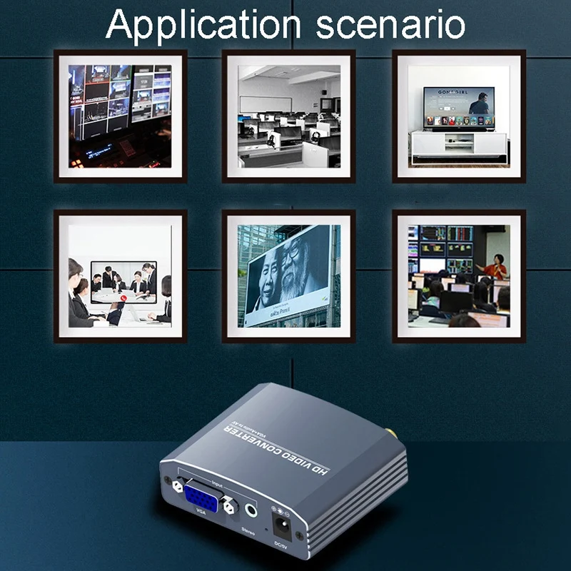 VGA + аудио конвертер AV в HDMI 1080P для PS3 Проектор Монитор компьютерной приставки к