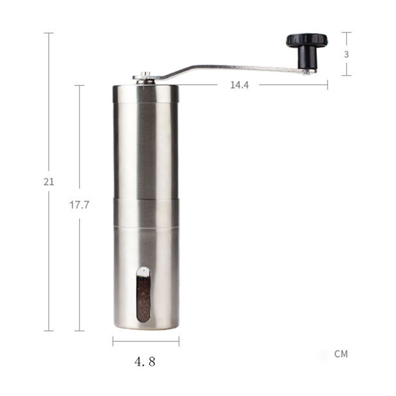 

Portable Manual 304 Stainless Steel Handmade Coffee Grinder Mill for Home Office Travel Kitchen Tool Grinders Mill Coffee Tool