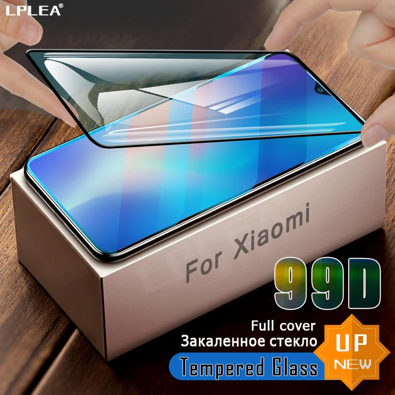 

Full Cover Screen Protector For Xiaomi Mi 10T 9 8 Lite Tempered Glass Mi 9T A1 A3 Redmi Note 10 Pro Max 9S K30 K20 poco f2 Pro