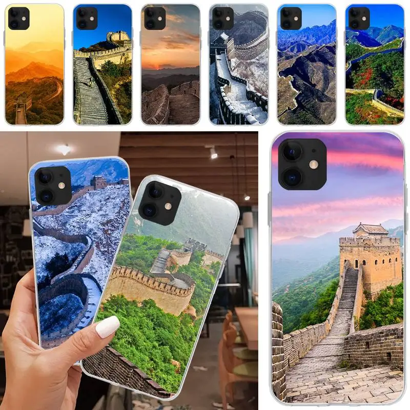 The great wall of china DIY чехол для телефона с рисунком iPhone 5C 5 5S SE 7 8 plus X XS XR MAX 11 pro Pro