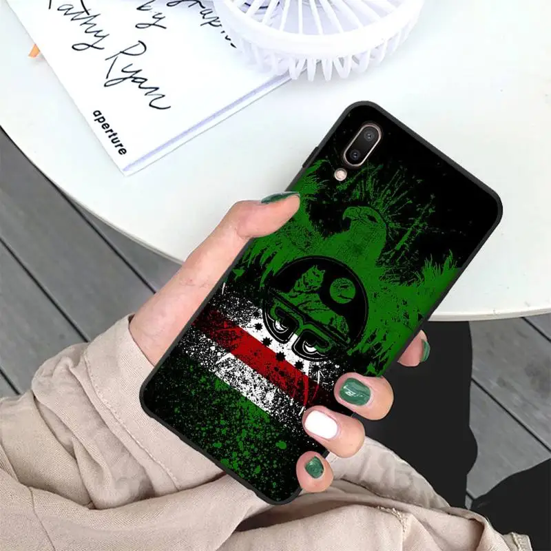 

Chechnya flag Phone Case for Vivo Y91C Y11 17 19 17 67 81 Oppo A9 2020 Realme c3