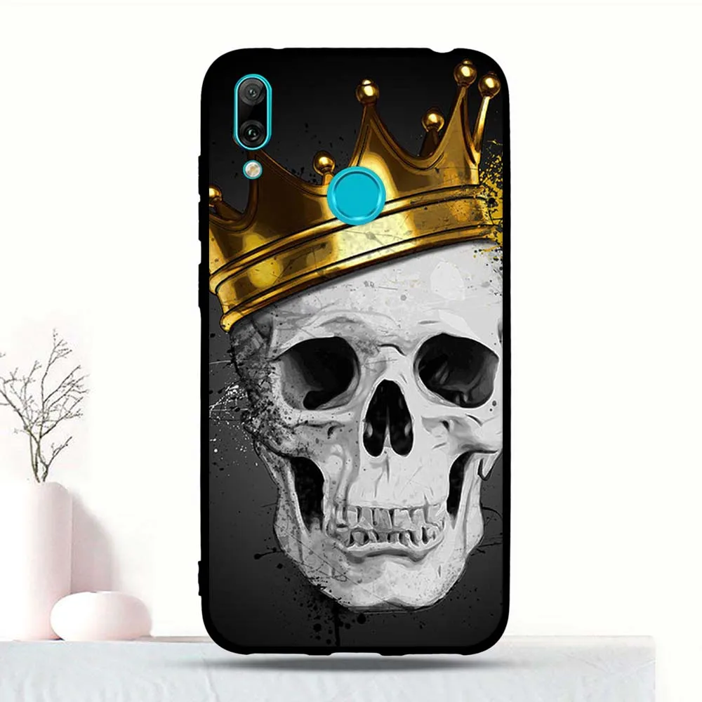 Для huawei Y7 Y7 Prime Y7 Pro чехол силиконовый для huawei Enjoy 9 мультяшный 3D принт Funda бампер чехол 6,2" чехол для телефона