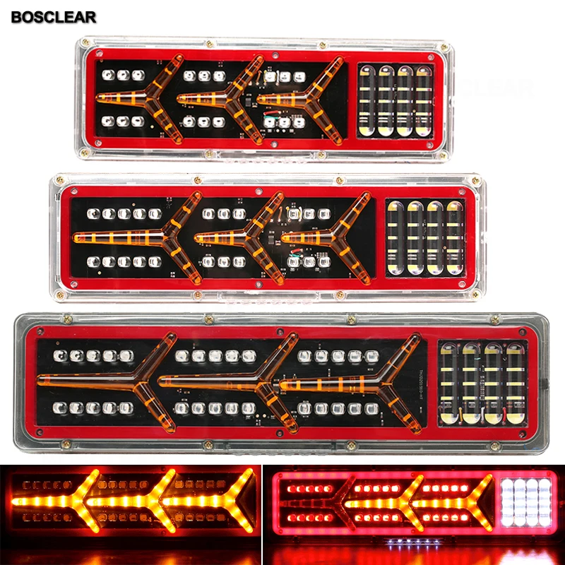 2X грузовик прицепа светодиодный задний светильник Аварийные огни s фонарь Декор
