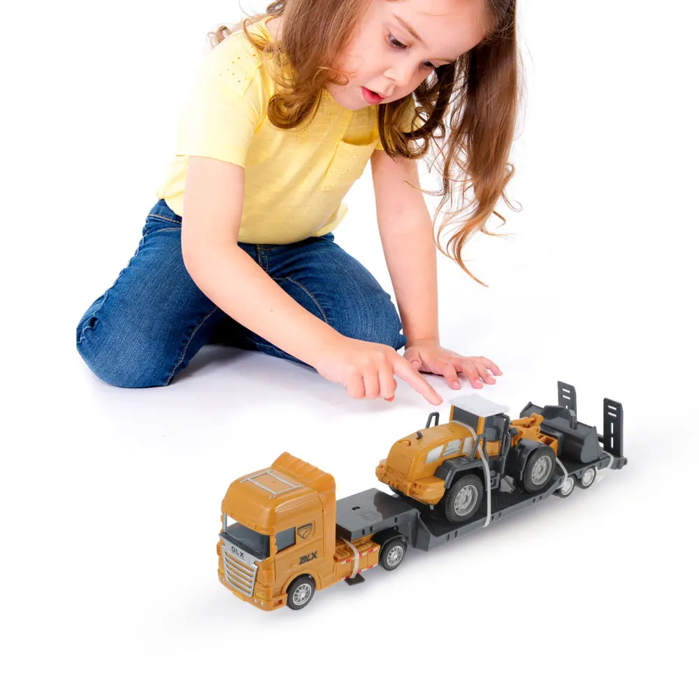 

1 Set Kids Truck Toys Construction Vehicle Model Toys Engineering Model Toys