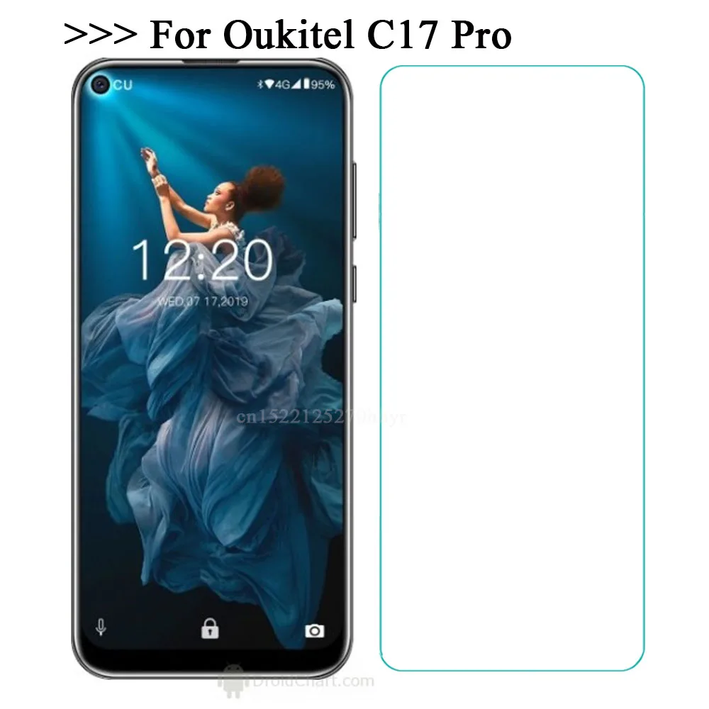Закаленное стекло 2.5D 9H для Oukitel C17 Pro экран с защитой против царапин Protector C 17