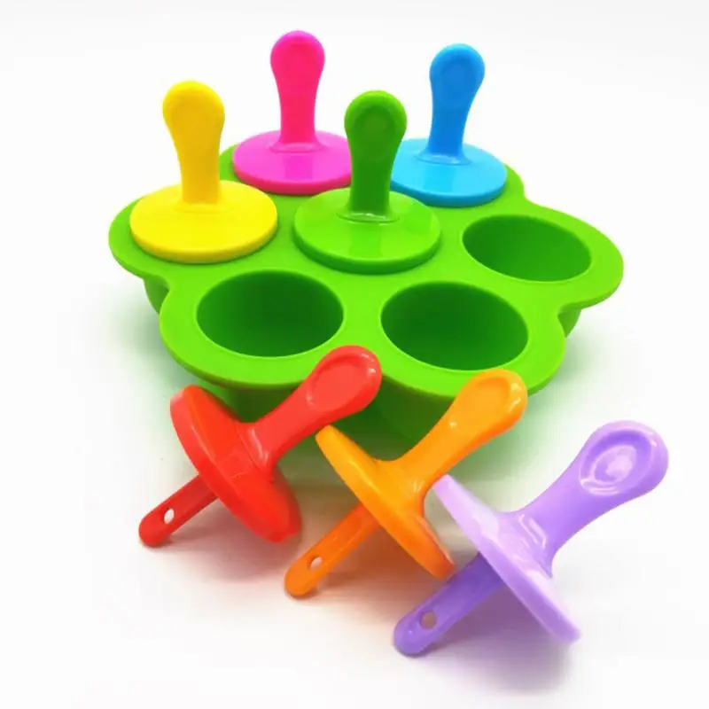 

Multifunctional Silicone Ice Pops Mold Good Toughness and Strong Endurance Popsicle Maker Ice Box DIY Baking Tool