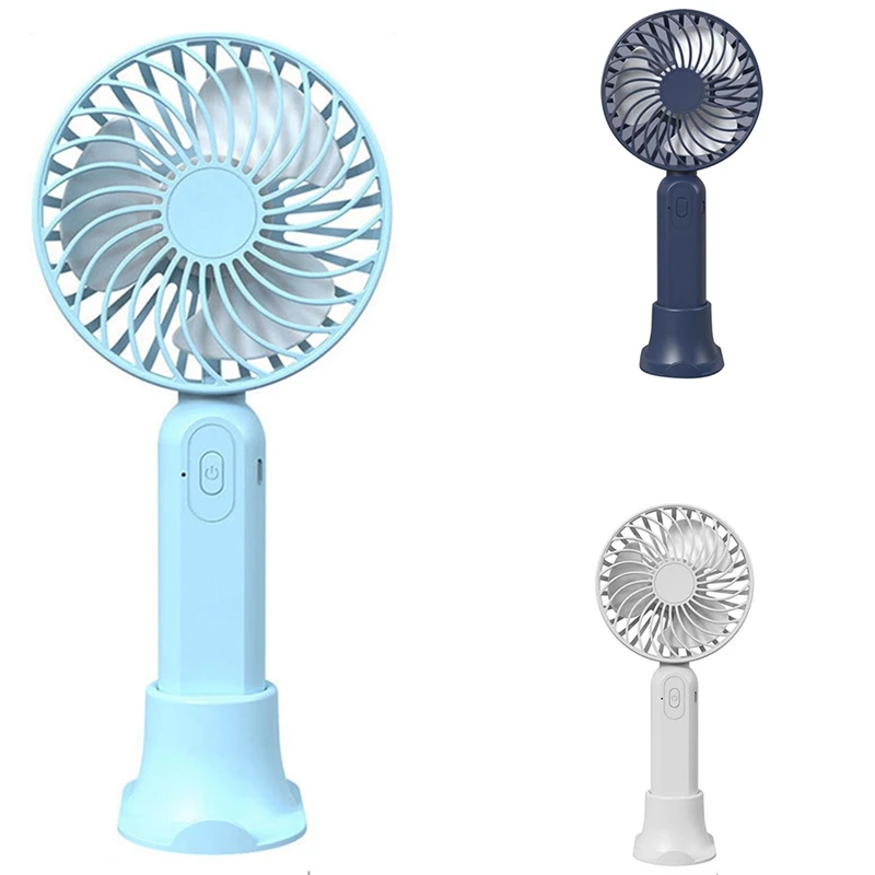 

Summer Cooler Fan Handheld USB Rechargeable Mini Folding Fan Outdoor Home Office Quiet Collapsible Desk Fans
