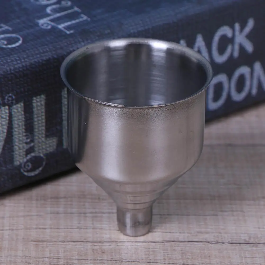 

Portable Stainless Steel Metal Kitchen Supplies Small Mouth Funnel Filter High Quality & Durable