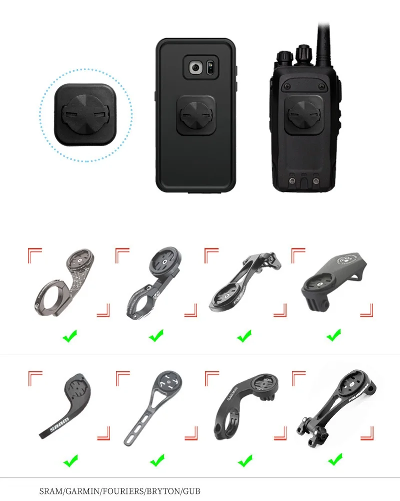 Универсальный адаптер для велосипеда MTB Road 3 м стикер телефона GARMIN Edge держатель с