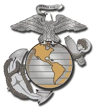 For US Marine Corps Eagle Globe and Anchor Decal Sticker |