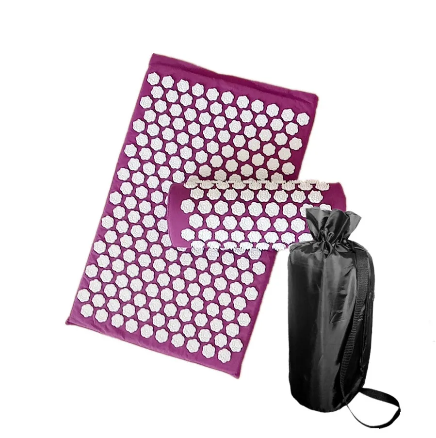 standard size X bag Прямая с фабрики китайские традиционные акупунктурные наборы лотоса Спайк акупрессур подушка Массажный коврик МАССАЖ Релаксация - Цвет: standard size X bag