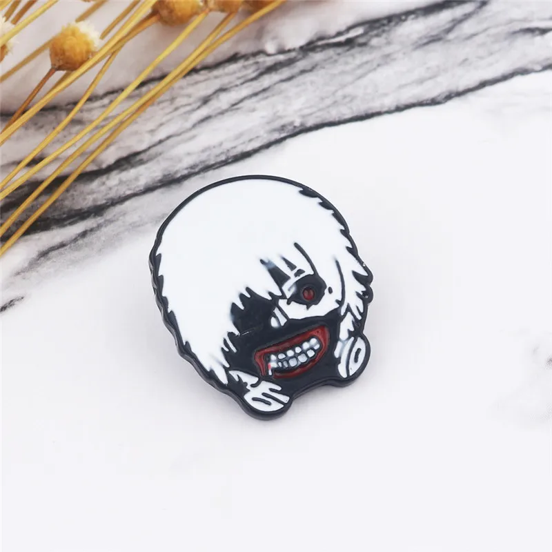 Аниме периферия Токийский Гуль король Одноглазый Ким кикен брошка мультфильм