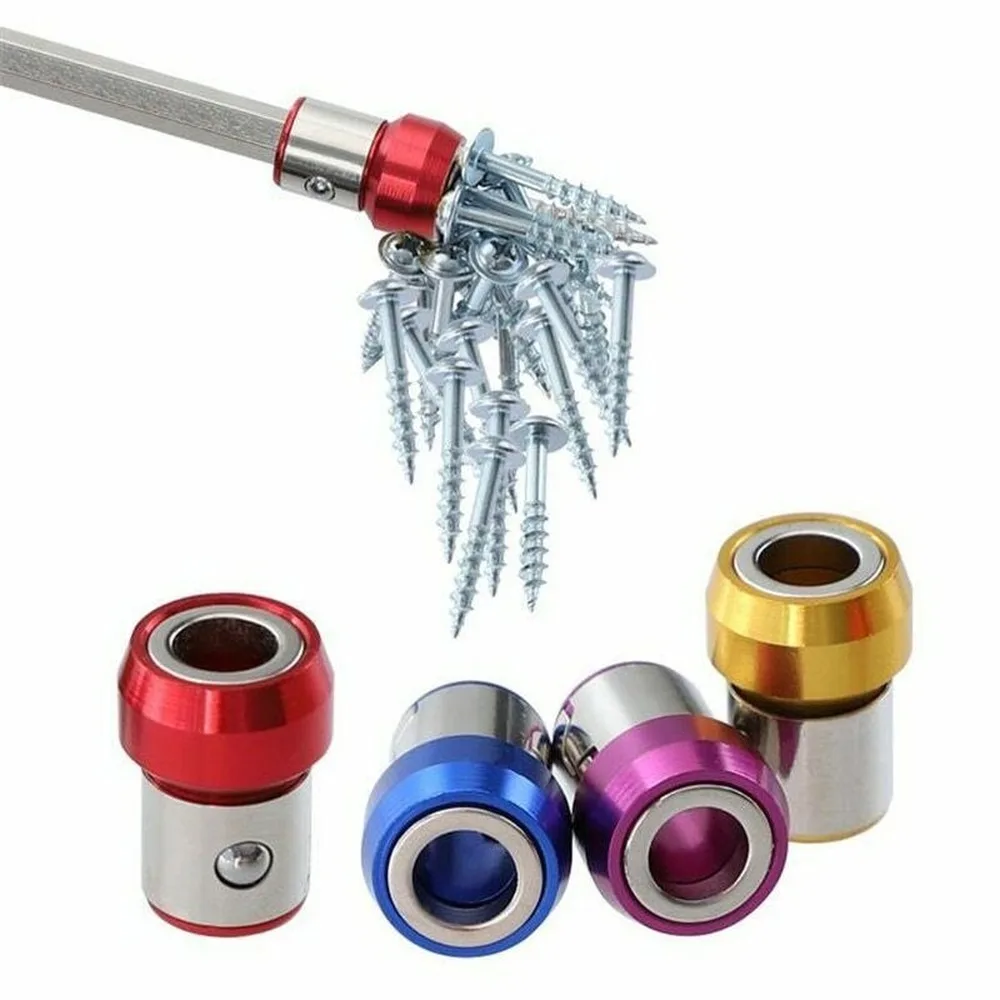 

6.35mm Screwdriver Bit Magnetic Ring Metal Anti-Corrosion Strong Magnetizer