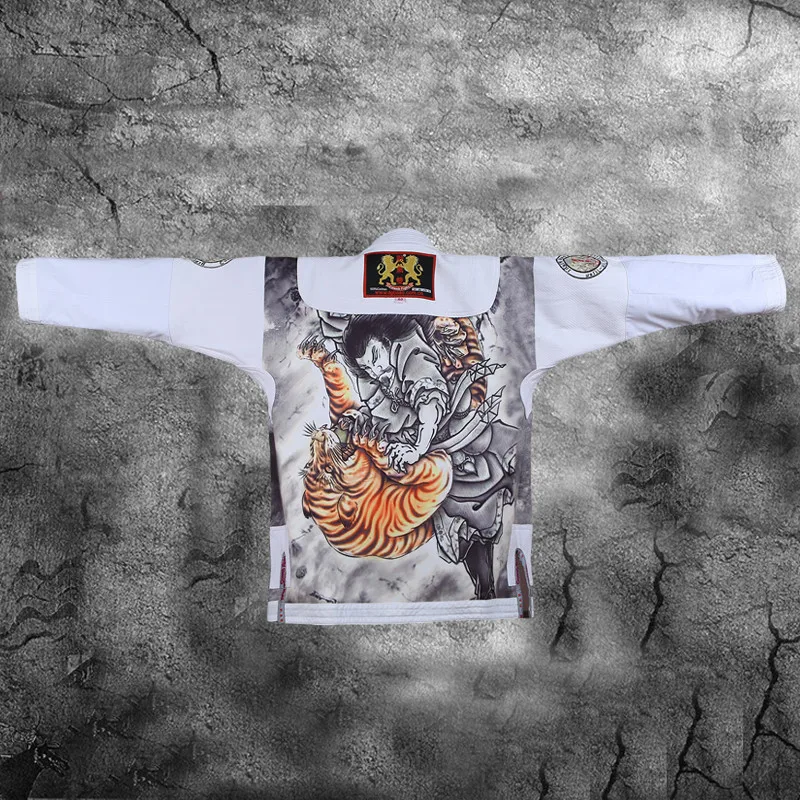 Dracula Tiger's Bjj Kimono Gi Martial Arts Clothing Brazilian Jiu-jitsu Kimonos MMA Fightwear A0-A4 Brand New Black White | Спорт и