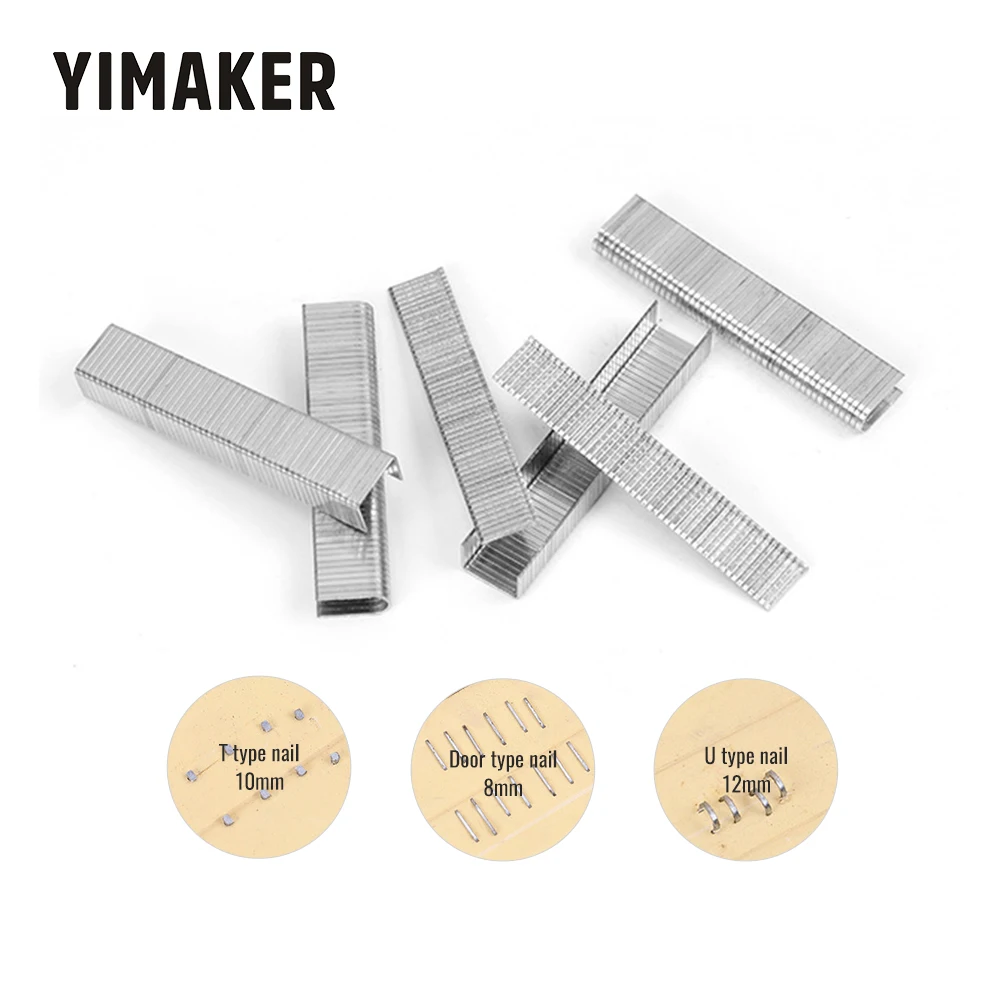 1000 шт. U/дверь/Т-образные скобы для степлер-пистолет украшение интерьера мебели