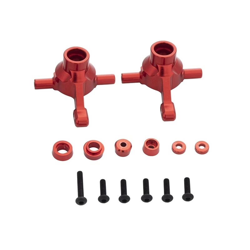 

2PCS Aluminum Alloy Front Knuckle Arms Steering Cup for Tamiya TT02 TT-02 RC Car Upgrade Parts Accessories