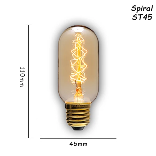 6 шт./партия edison светильник лампочка E27/E14 старинные лампы 110 V/220 В ампулы для дома/мебель для спальни/мебель для гостиной Декор 40 Вт/60 Вт можно использовать энергосберегающую лампу или светодиодную лампочку