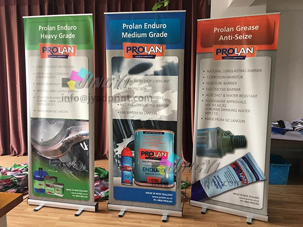 Баннер на заказ с высоким разрешением цифровая печать CMYK выдвижная подставка