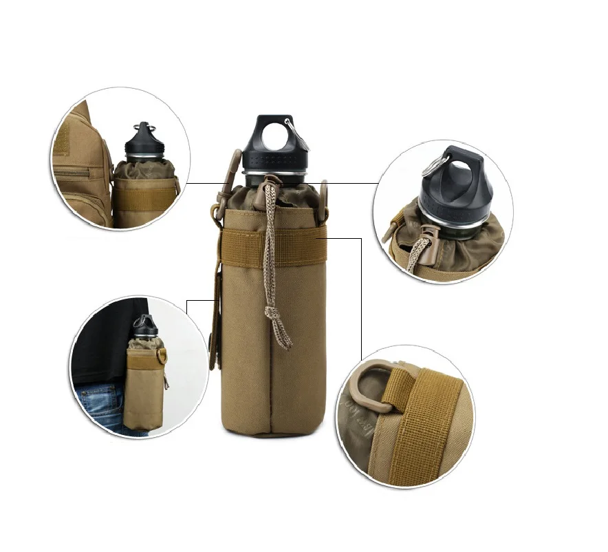 Naturebell 0608b сумка для бутылки воды на открытом воздухе для бутылки 500 мл камуфляжная тактическая сумка для бутылки спортивный карман(без бутылки
