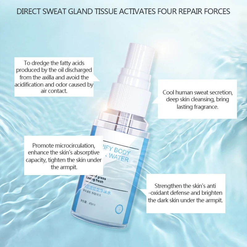 Эффективный Быстрый дезодорант спрей для устранения запаха тела чистый вкус