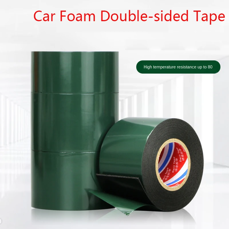 Черный губка пены лента автомобильной двухсторонняя поролоновая клейкая черная