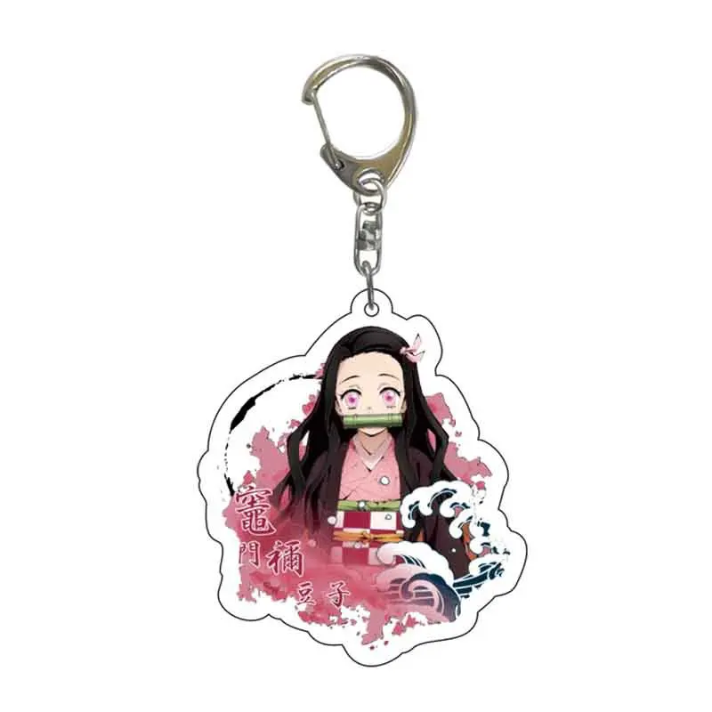 Аниме Демон Истребительница Kimetsu без Yaiba брелок Tanjirou Nezuko Zenitsu Kanawo Giyuu Shinobu