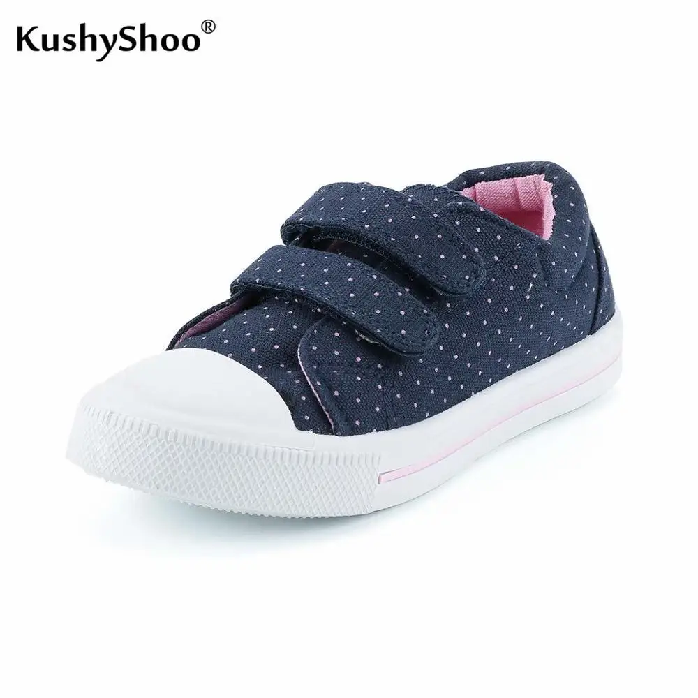 Детские кроссовки KushyShoo дышащая детская холщовая обувь для малышей спортивные