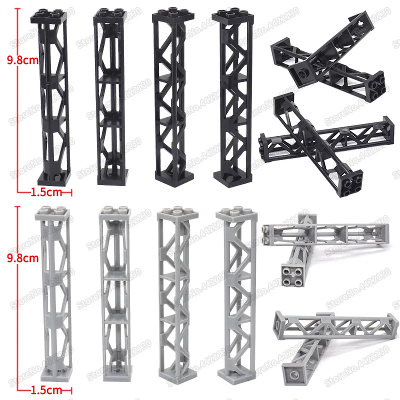 Длинная форма четыре отверстия строительные блоки столб сделай сам место для