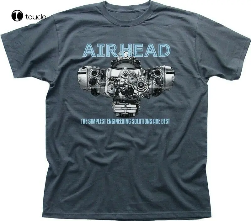 

Airhead Boxer Twin R65 R75 R1200Gs Motorcycle R1200Rt Charcoal T-shirt