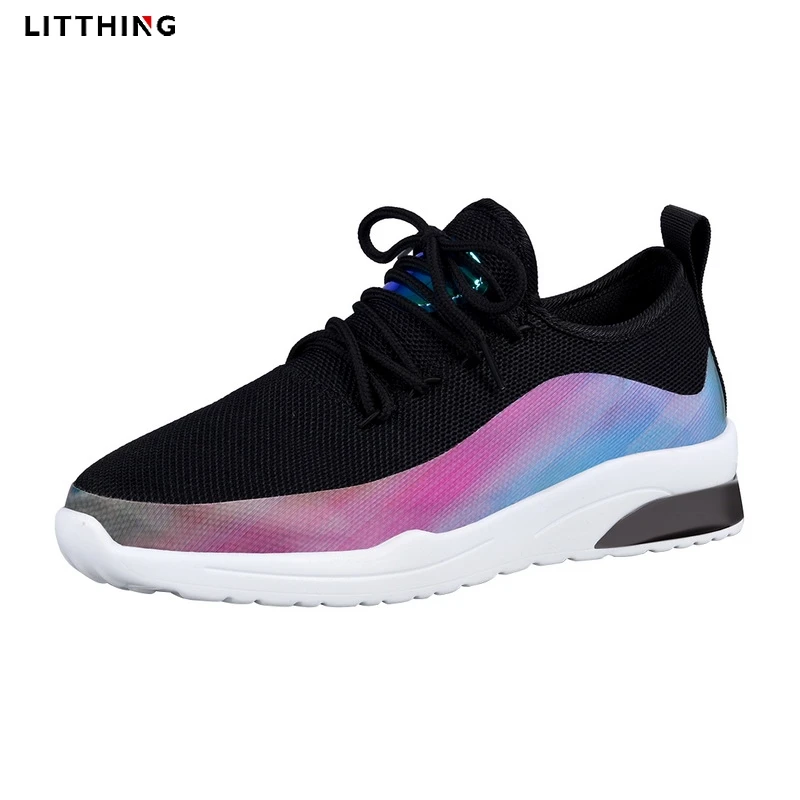 

Sneakers Women Casual Shoes Mesh Air-Cushion Flat Anti-Slip Women Sneakers Jogging Trainer Female Vulcanized Shoe