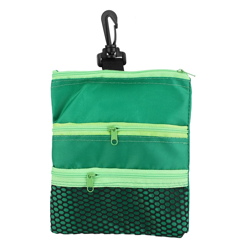 

Outdoor Portable Mini Golf Ball Bag Multi-pocket Vest Zipper Pouch Storage Training Bags