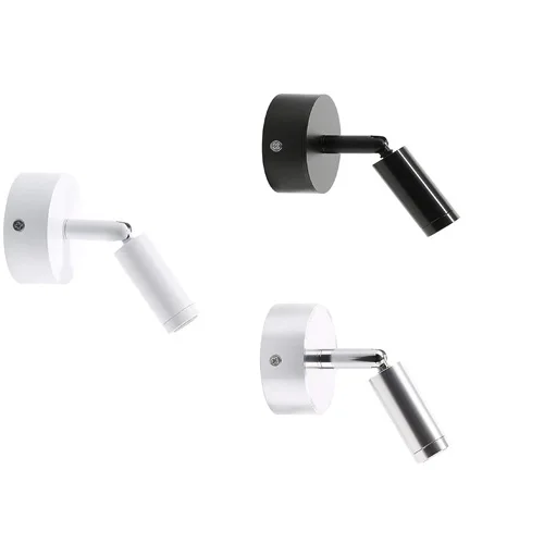 1 Вт 3 настенные светодиодные шланги гибкая прикроватная лампа для дома отеля