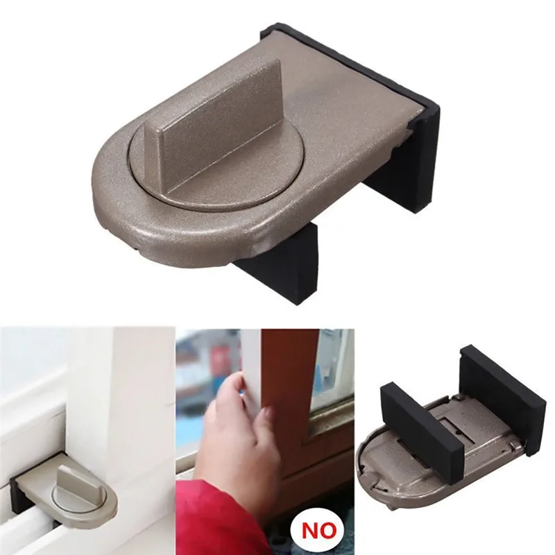 Promotion! Sliding Sash Stopper Cabinet Locks Straps Doors Security Anti-theft lock Window Door Baby Kids Child Safety D | Строительство