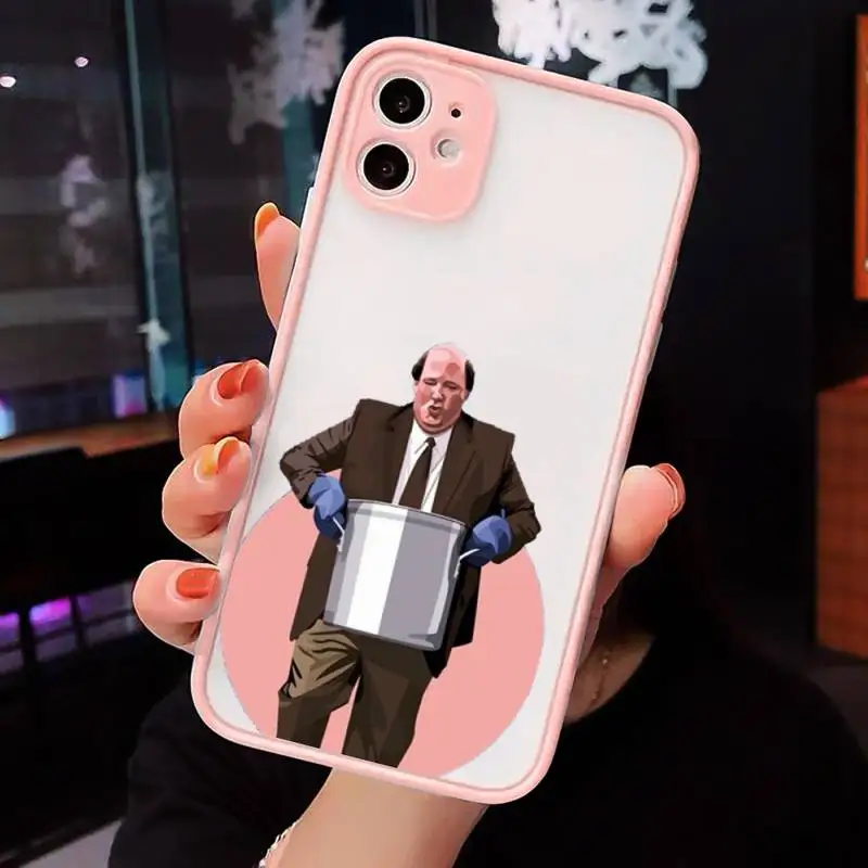 

The Office Phone Case Matte For iPhone 12 Mini 11 Pro XR XS Max 7 8 Plus X Hard PC Back Cover