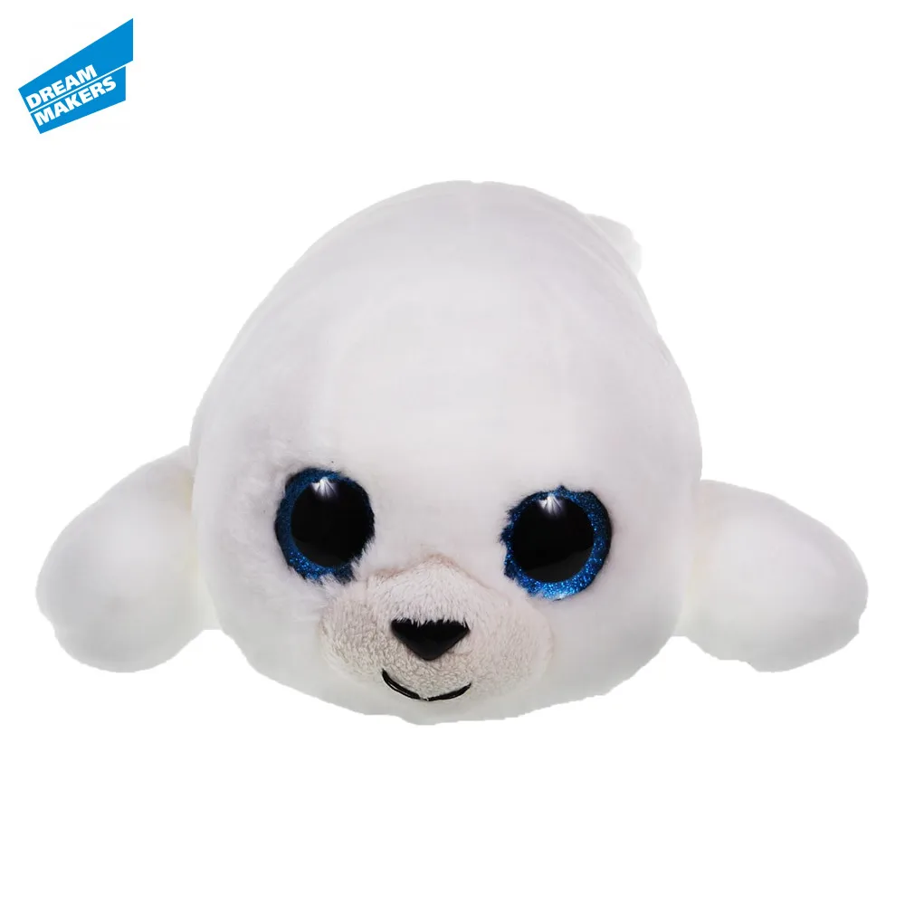 Мягкая игрушка DREAM MAKERS Глазастик Тюлень 12 см|Мягкие игрушки животные| |