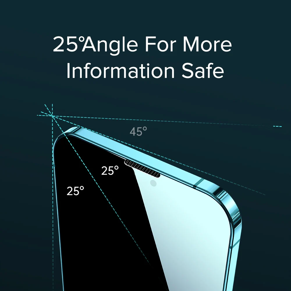 Joyroom Full Privacy Screen Protector For iPhone 14 13 12 Pro Max Mini Anti-Spy 9H Tempered Glass Film For iPhone 13 12 11 Glass