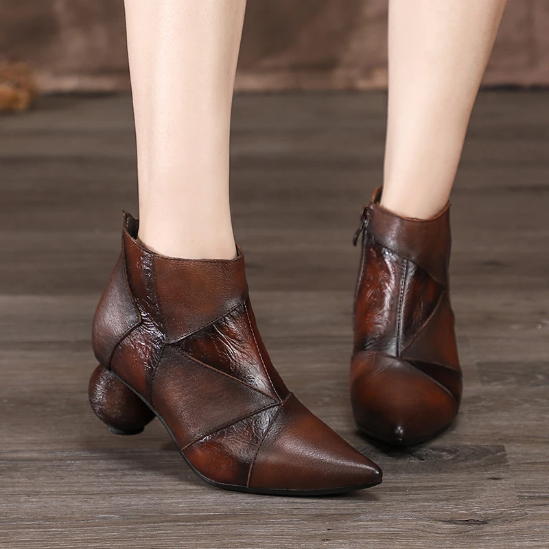 VALLU/женские ботильоны с острым носком коллекция 2019 года женские ботинки из