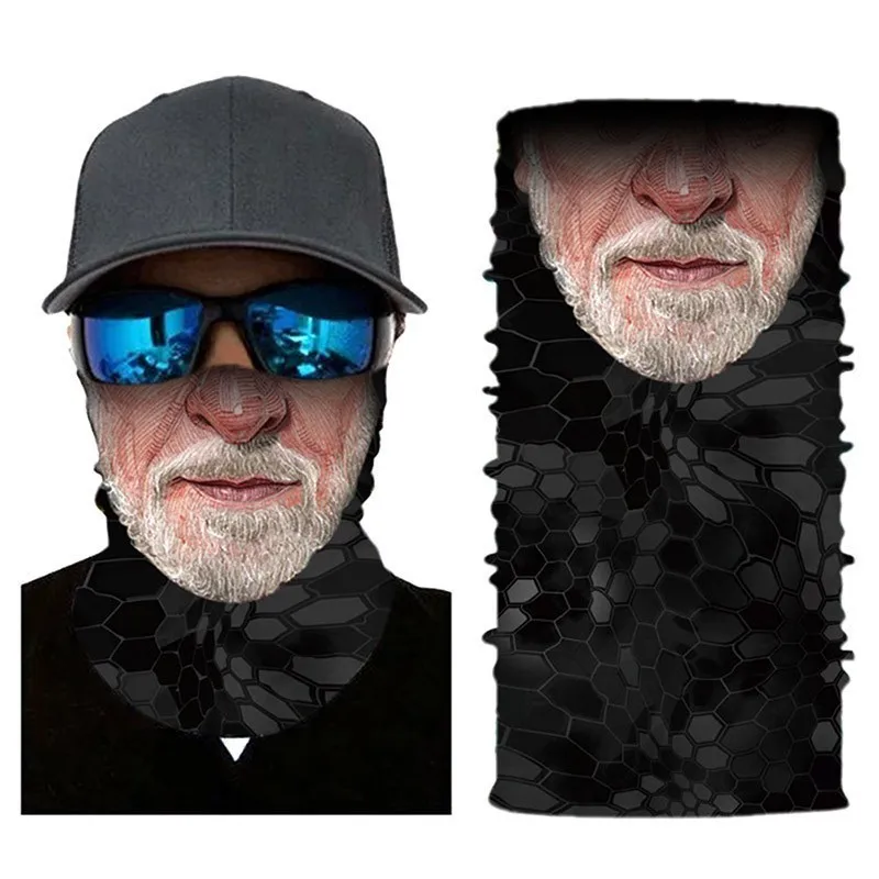 Велосипедный мотоциклетный головной платок грелка для шеи маска лица с черепом