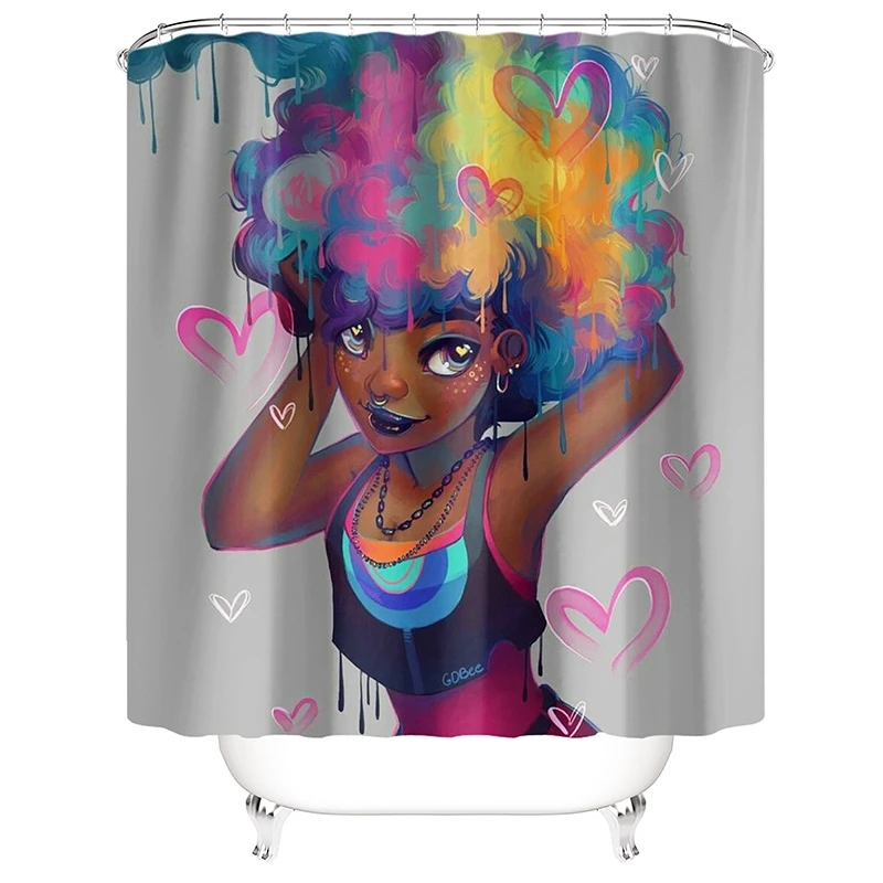 Персонализированная афроамериканская Женская Красота Сексуальная Милая Черная