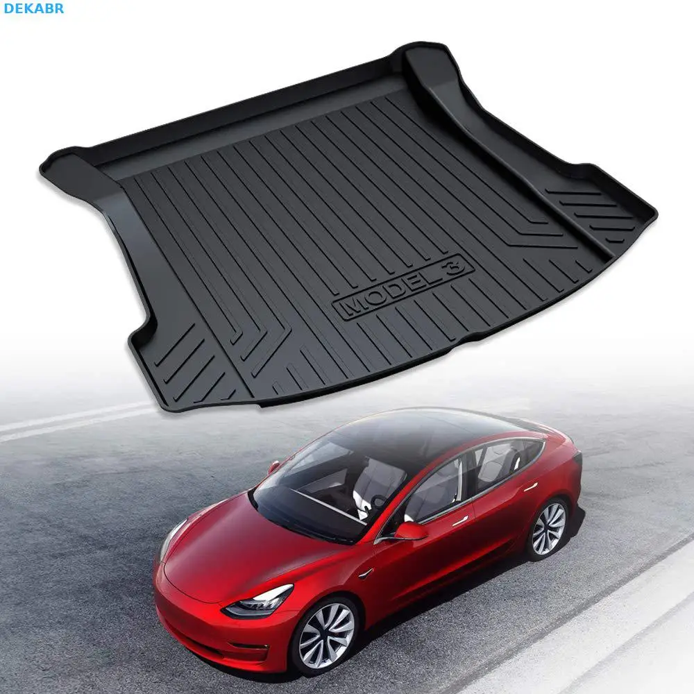 Dekabr коврики для багажника по индивидуальному заказу подходят Tesla Model 3 грузовой