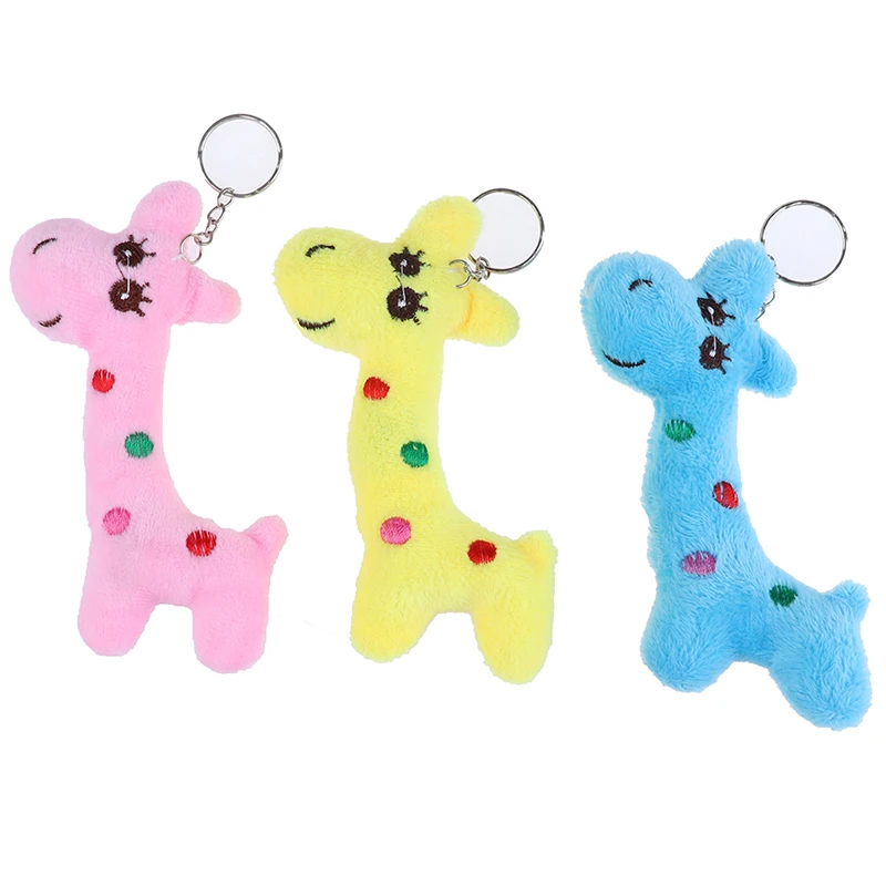 Новинка 1 шт. плюшевая игрушка Жираф Олень сумка для мобильного телефона брелок