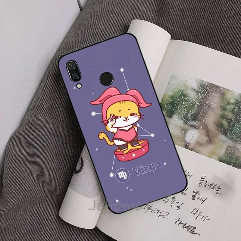 

Cute cat constellation Phone Case For Xiaomi Redmi 7 8 9t a3Pro 9se k20 mi8 max3 lite 9 note 9s 10 pro