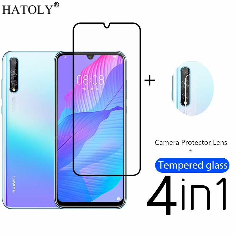 Защитное стекло 4 в 1 для Huawei P Smart S закаленное Z Защитная пленка экрана камеры