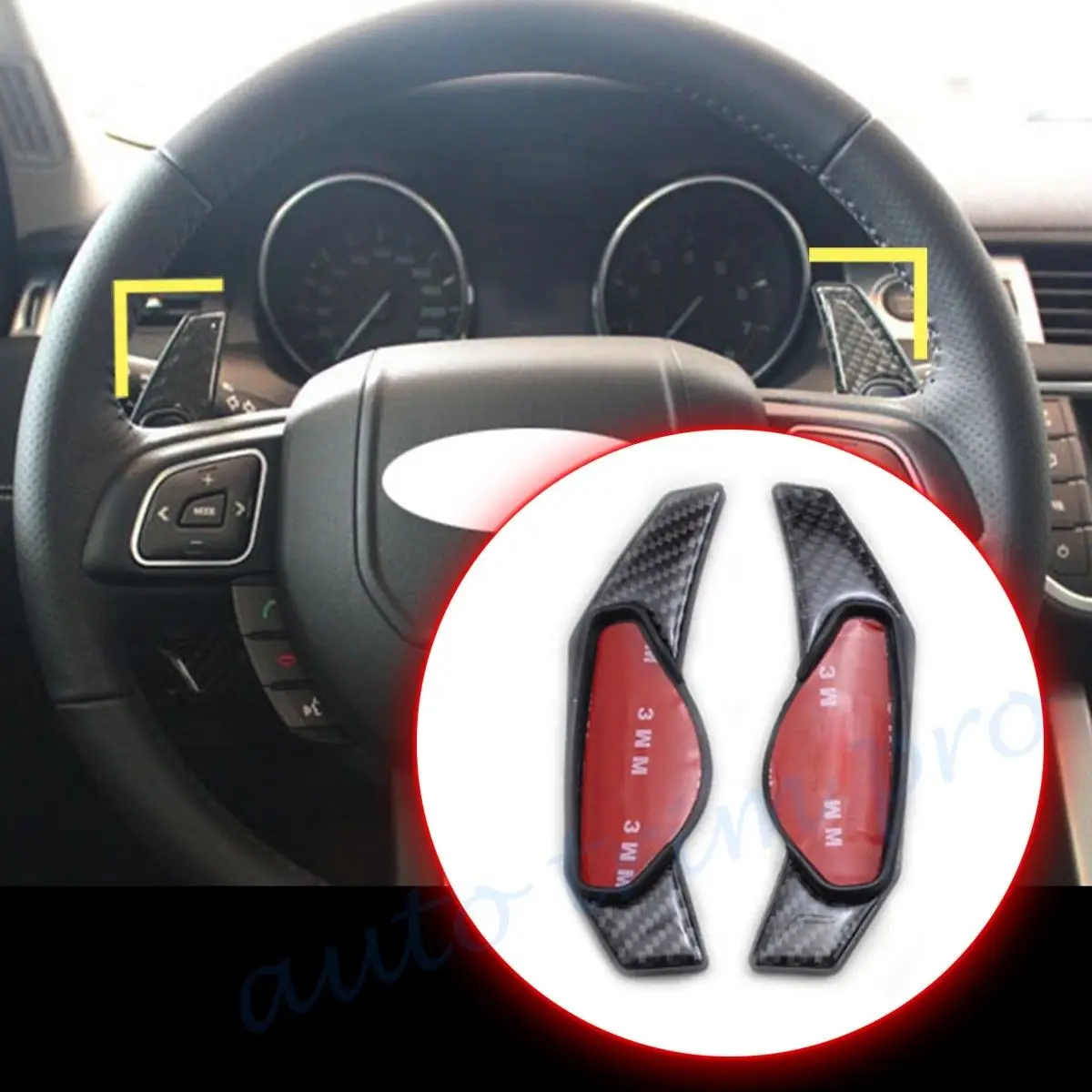 Удлинитель рулевого колеса из углеродного волокна для Land Rover Discovery Sport LR4 LR5 Range Jaguar