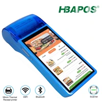 handheld pos terminal pda with 58mm thermal receipt printer portable for mobile order bluetooth wifi 3g pos system
