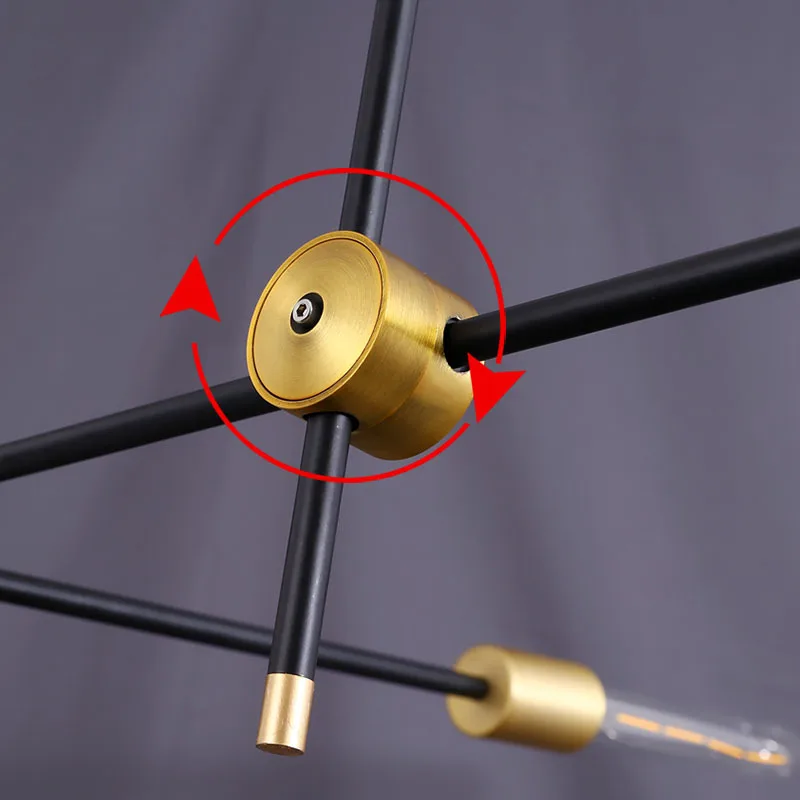 Промышленная люстра Wind A оригинальная индивидуальная лампа для бара кафе